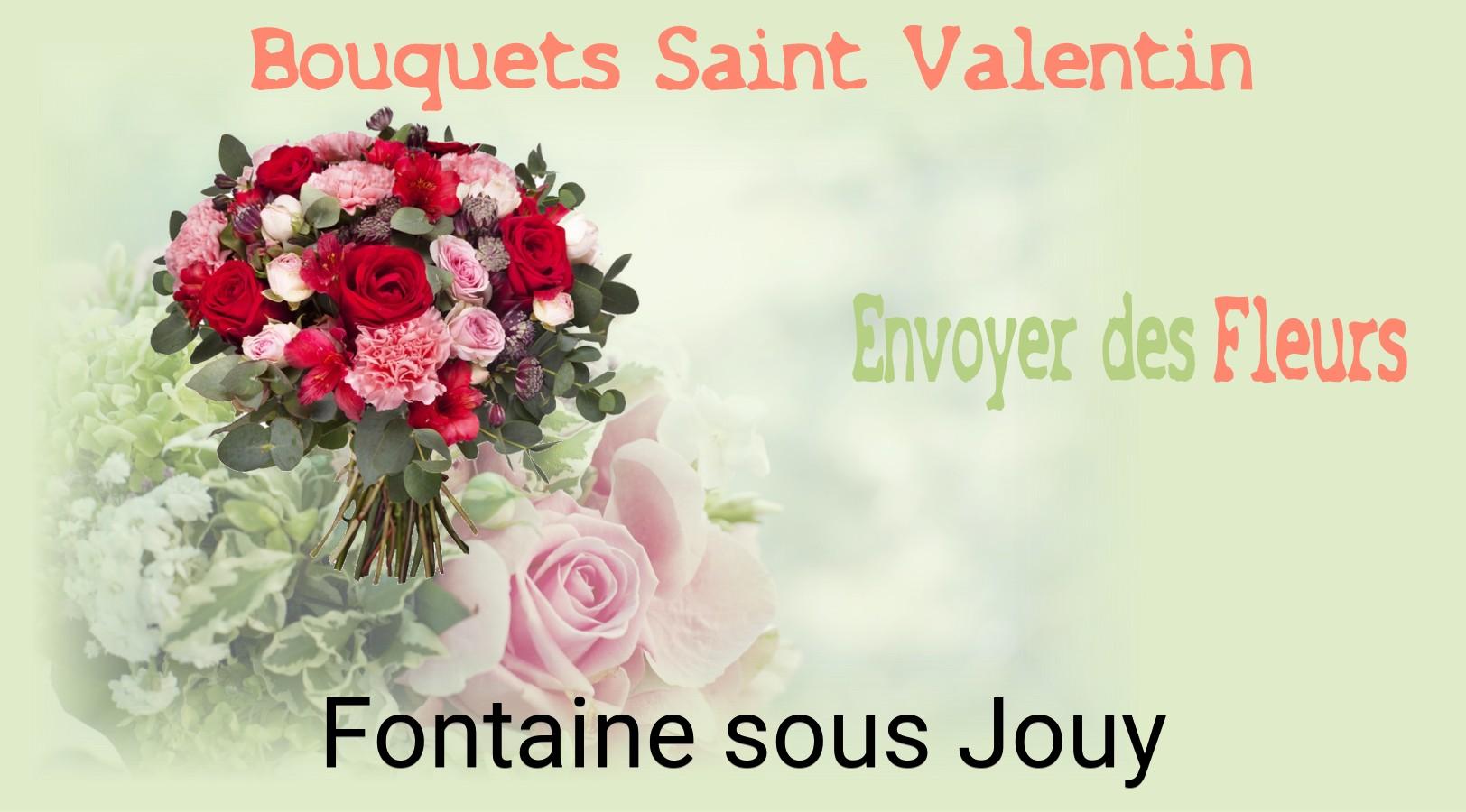 Roses de Saint-Valentin livrées à Fontaine-sous-Jouy